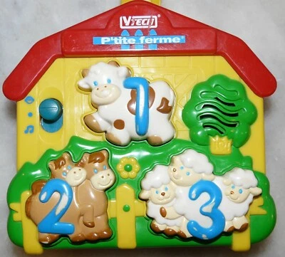 V TECH P'TITE FERME Musicale pour Lit Berceau ou Poucette bébé - Photo 1/4