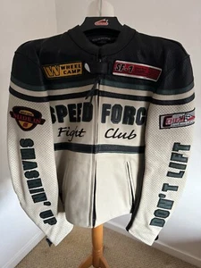 Vintage Hein Gericke Speed Force Leather Motorcycle Racing Jacket Size Small - Picture 1 of 20