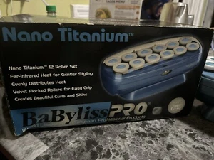 BABYLISS Pro Nano Titanium Professional 12 Hair Roller Set - Brand New - Picture 1 of 4