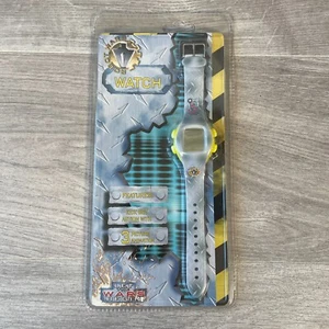 Robot Wars Uhr Kick Bot Armbanduhr Selten Brandneu Animation LCD 1996 Wesco - Bild 1 von 5