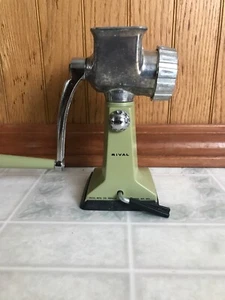 Vintage Rival Grind-o-Mat Modell Fleischwolf Lebensmittelzerkleinerer Vac-O-Matic Basis - Bild 1 von 4