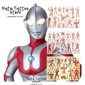 Ultraman Temporal Tatuaje Sábanas Pegatinas Niños Niños Cumpleaños Fiesta Bolso - Imagen 1 de 6