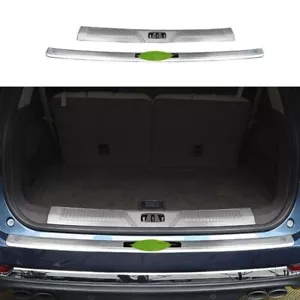 2Pcs Fits For Lincoln Aviator 2020-2025 Silver Rear Bumper Sill Plate Protector - Bild 1 von 6