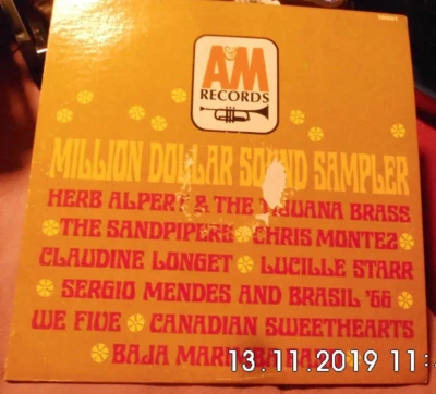 Various (3570) Million Dollar Sound Sampler 1967 A&M Records SP 19001 US-Pressun - Bild 1 von 4