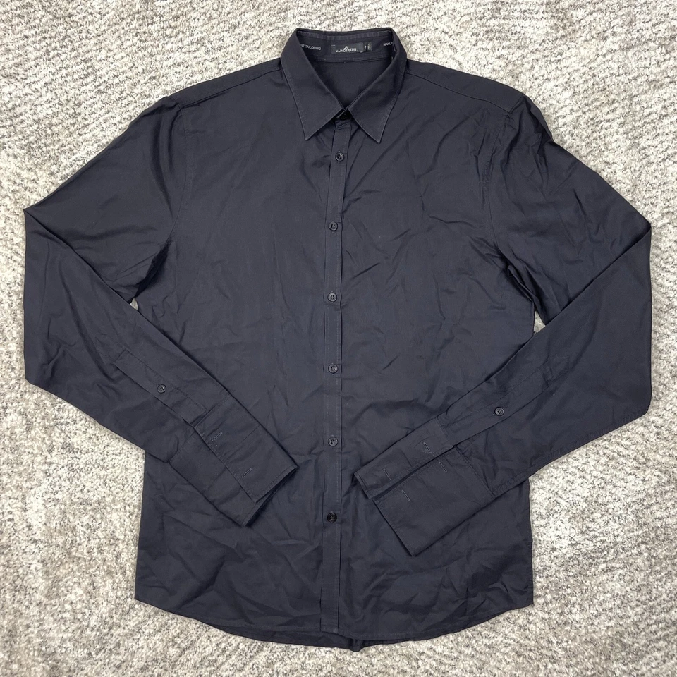 Camisa J Lindeberg Para Hombres 48 Manga Larga A Medida Espalda Dardos Puño Francés Vestido  Foto 1 de 4