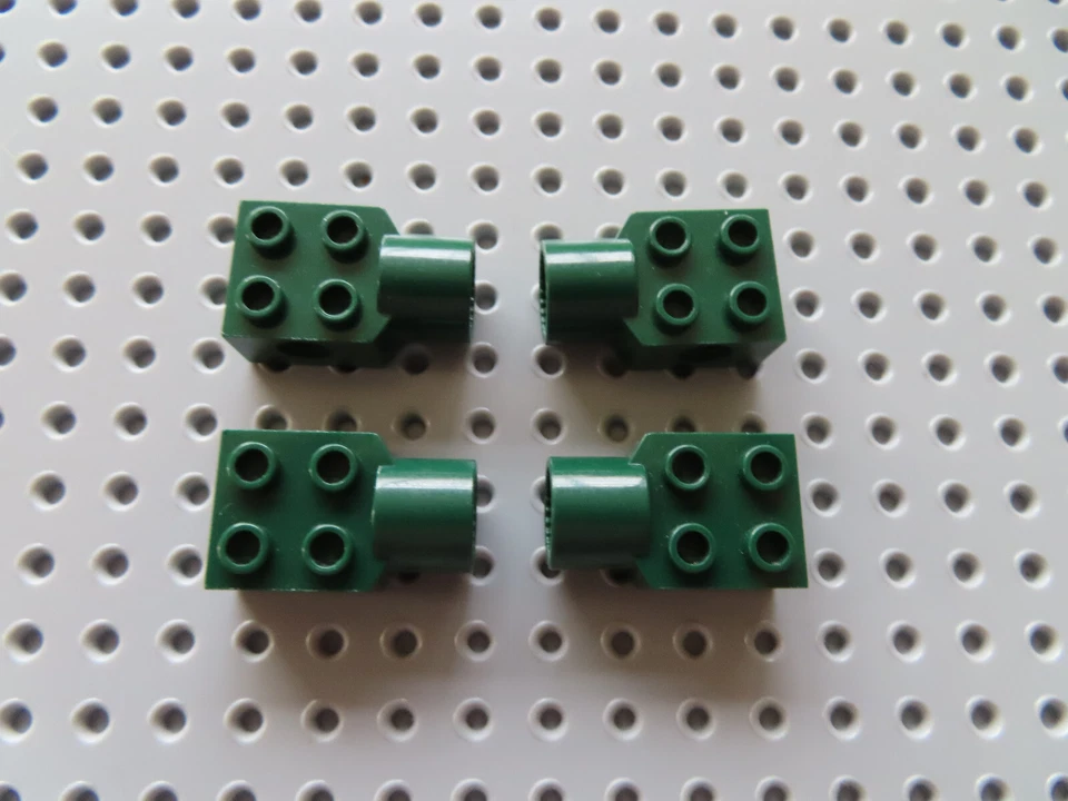LEGO 4 x Technic Stein Rotation Buchse 48169   2x2  dunkelgrün 4998 4894 7018 - Bild 1 von 1