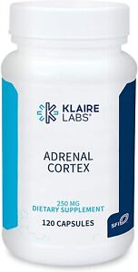 Adrenal Cortex Glandular Concentrate Restores Adrenal Function 250 mg 120 Caps