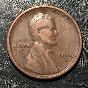 1919-S Lincoln Cent - hochwertige Scans #K369 - Bild 1 von 2