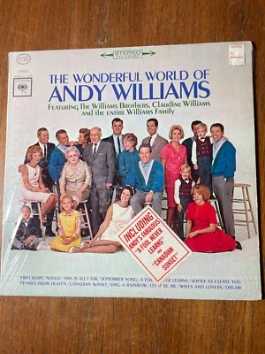 The  Wonderful World Of Andy Williams LP Vinyl 1964 Columbia CS8937 JAZZ VG - Image 1 of 4