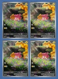 4 Pokemon Paldean Fates Pawmi 226/091 Illustration Rare Full Art Holo PACKFRISCH - Bild 1 von 2