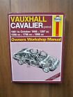 Haynes Owners Workshop Manual, 812, Vauxhall Cavalier, petrol, 1981-1988