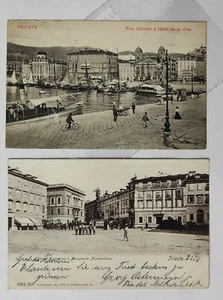 TRIESTE CITTA'-LOTTO 2 CARTOLINE-C25-168 - Picture 1 of 1