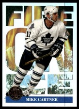 1994-95 Leaf Fire On Ice Mike Gartner Toronto Maple Leafs #11
