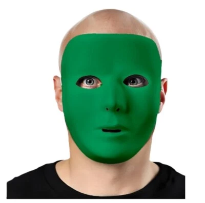 Blank Mask - Plastic - Costume Accessory - One Size - 4 Colors - Image 1 of 4