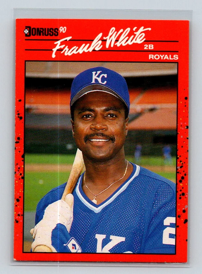 1990 Donruss #262a Frank White - Image 1 of 2