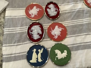 Vintage 80er Jahre Norman Rockwell und andere Weihnachtsschmuck Set 6 Teile - Bild 1 von 1