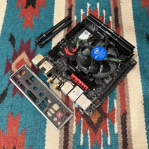 MSI Z87i GAMING AC Wifi ITX Motherboard Combo! •Core i7-4790 •16GB RAM •TESTED - Bild 1 von 8