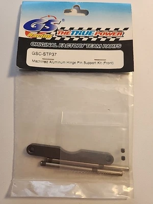 Kit de soporte de pasador de bisagra de aluminio mecanizado GS Racing GSC-STP37 (delantero) Foto 1 de 2