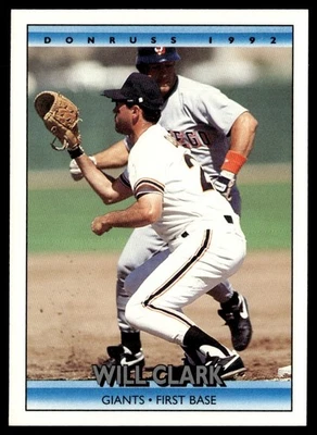 1992 Donruss Will Clark #214 - Image 1 of 2