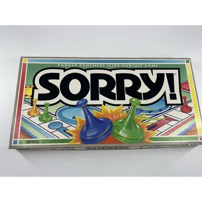 Vintage 1992 Sorry! Board Game All Cards Pieces Family Night Kids Complete - Image 1 of 4