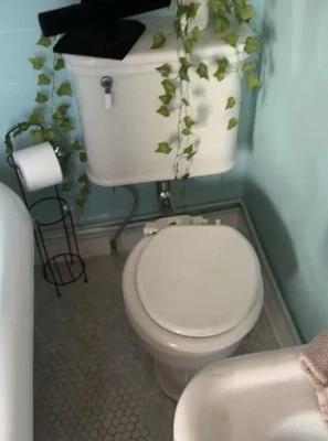 Antique Victorian Toilet (from 1910 Home) - Image 1 of 4