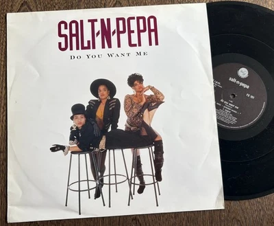 Salt-N-Pepa  "Do You Want "  4 Track 12"  Single Vinyl Soul Hip Hop Foto 1 de 2