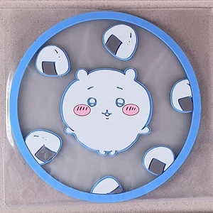 Chiikawa: Algo pequeño y lindo posavasos de goma transparente 2 Bandai de Japón - Imagen 1 de 5