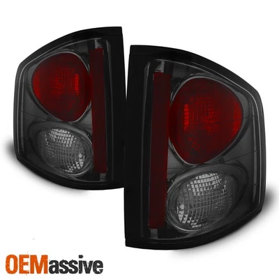 Fits 1994-2004 S-10 Sonoma 1996-2000 Hombra Smoked Smoke Rear Tail Lights - Image 1 of 4