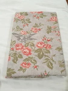 Quill by 3 Sisters for Moda Florals Birds  Light Gray Cotton Fabric 2 1/2" Yards - Picture 1 of 21