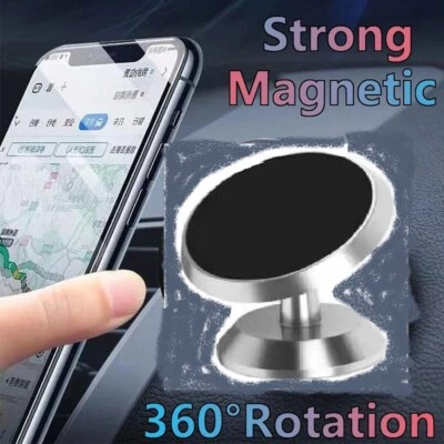 SUPPORTO MAGNETICO PORTA CELLULARE SMARTPHONE TELEFONO Argento UNIVERSALE x AUTO - Immagine 1 di 4