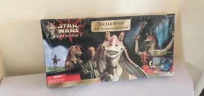 Vintage Jar Jar Binks 3D STAR WARS Episode1 Adventure Board Game Hasbro 1999 - Image 1 of 4