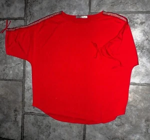 Damen T - Shirt OUI Gr. 42 Farbe rot - Bild 1 von 1