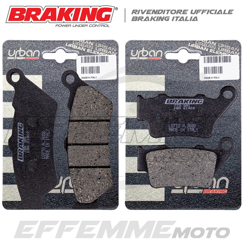 Pastiglie BMW C1 200 2000 2001 2002 2003 (Kit Anteriori + Post. BRAKING) - Immagine 1 di 1
