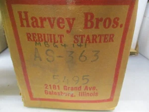 Starter Motor 5495, AS-363 - Picture 1 of 3