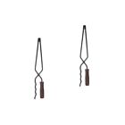  2 Pack Charcoal Tongs Outdoor Ventures Firewood Carbon Clip