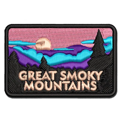 Destination Great Smoky Mountains National Park Embroidered Iron-On Patch - Image 1 of 4