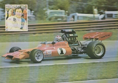 1973 Graham McRae STP Formula 5000 Postcard Cover
