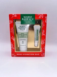 NEW Mario Badescu Rose Hydration Duo Holiday Gift Set Hand Lotion & Lip Balm - Picture 1 of 2