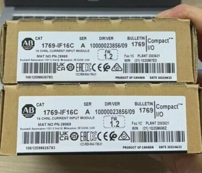 New Factory Sealed AB 1769-IF16C CompactLogix 16 Pt A/I Current Module 1769IF16C - Image 1 of 4