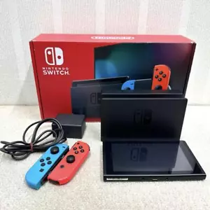Nintendo Switch Konsole HAC-001 mit Joy Con + Dock + Ladegerät + HDMI - Bild 1 von 16