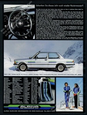 1976 ALPINA BMW 320 автомобиль фото немецкий винтажный печатная реклама - Изображение 1 из 4