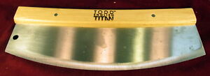 Todd English Titan Curved Pizza Chopping Knife Custom Wood Handle NEW