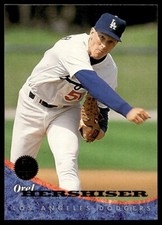 1994 Leaf Orel Hershiser Los Angeles Dodgers #16