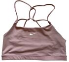 Nike Swoosh Light Support Non-padded Sports Bra Women?s Large CT3721-630 Pink