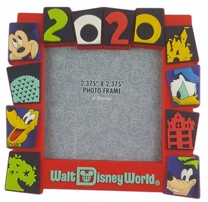Disney Parks - Photo Frame Magnet - 2020 Mickey and Friends - NEW - Picture 1 of 4