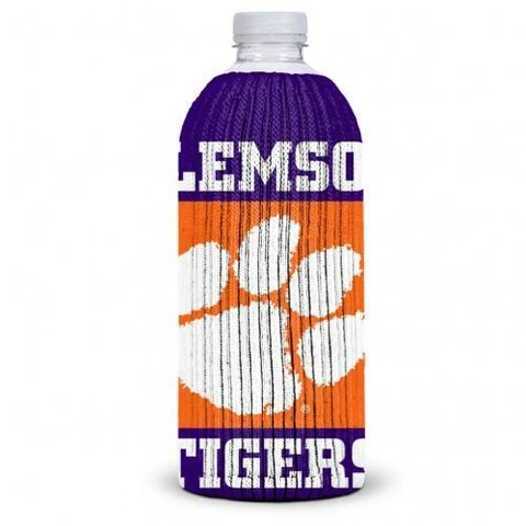 Clemson Tigers Knit Bottle Cooler NEW Cover