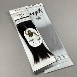 10" Mylk #1B Off Black 100% Remi Echthaarverlängerungen von Outre - Bild 1 von 6