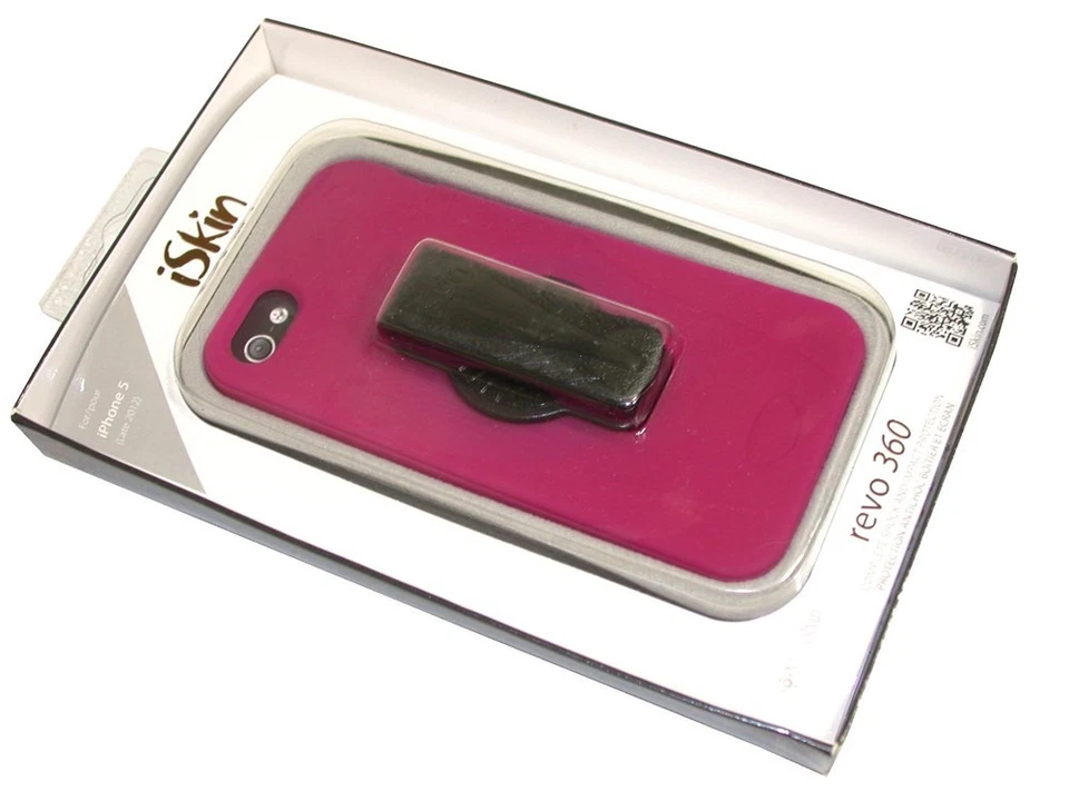 Nueva Funda iSkin Revo 360 para Apple iPhone 5 - Rosa - REVO5G-PK3 - ENVÍO GRATUITO Foto 1 de 1