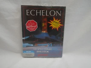 Echelon 3D Space Flight Simulator MS-DOS 3.5" IBM Tandy Sealed (1D1) - Picture 1 of 6