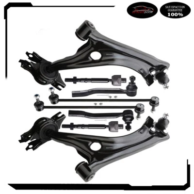 Conjunto de barra estabilizadora delantera 8 piezas para Honda Civic brazo de control y rótula varilla de amarre Foto 1 de 4